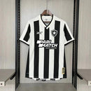Camisa Reebok Botafogo 24/25 Casa - Preta e Branca (patrocinadores)