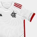 Camisa Feminina Flamengo Away II 24/25 - Branco