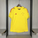 24∕25 Cruzeiro Limited Edition Goalkeeper Yellow Jersey S-4XL(6CD2)