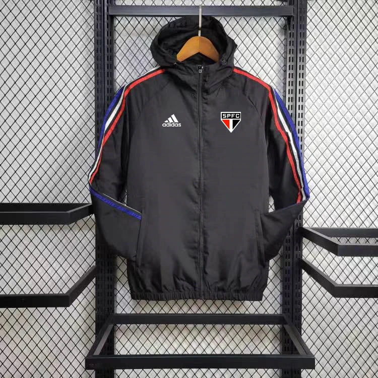 Corta Vento São Paulo 24/25 - Preto e Vermelho