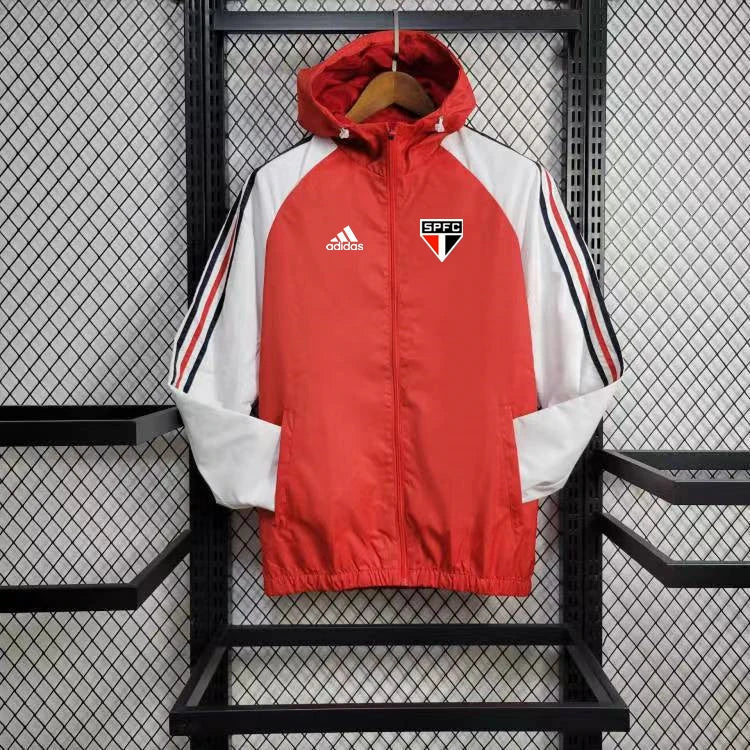 Corta Vento São Paulo 24/25 - Branco e Vermelho