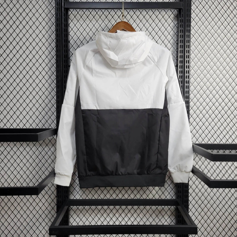 Corta Vento Adidas 24/25 - Branco e Preto